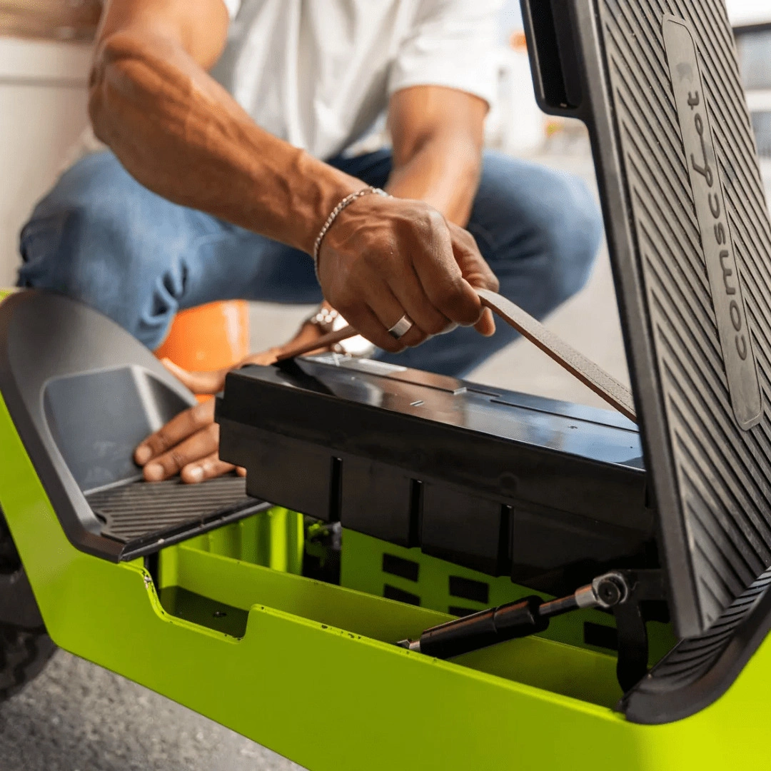 E-Scooter comscoot MAX Wechselakkusystem