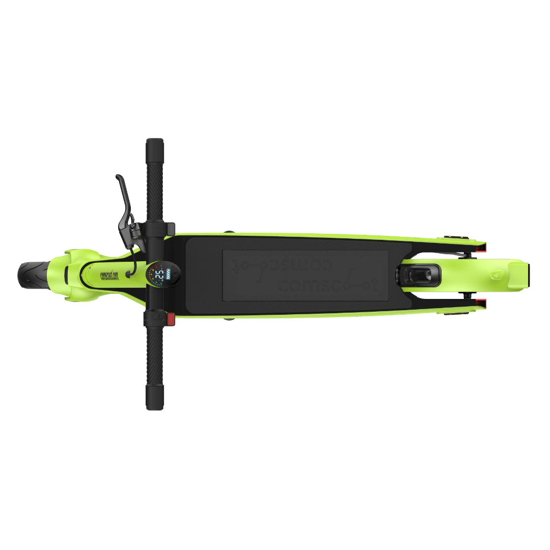 E-Scooter comscoot PERFORMANCE PLUS grün Ansicht von oben