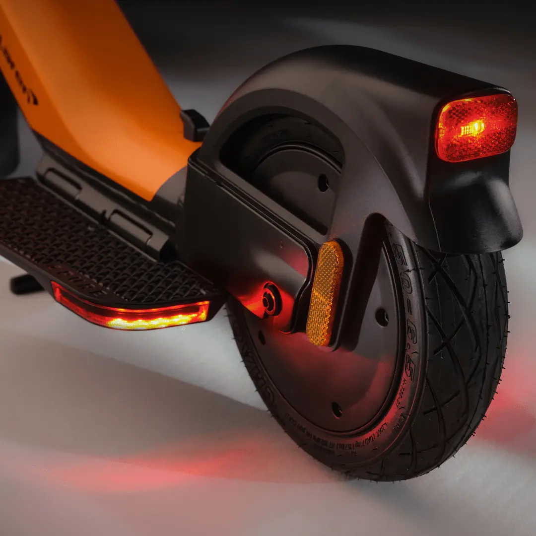 E-Scooter PURE McLaren Sonderedition Papaya Hinterrad