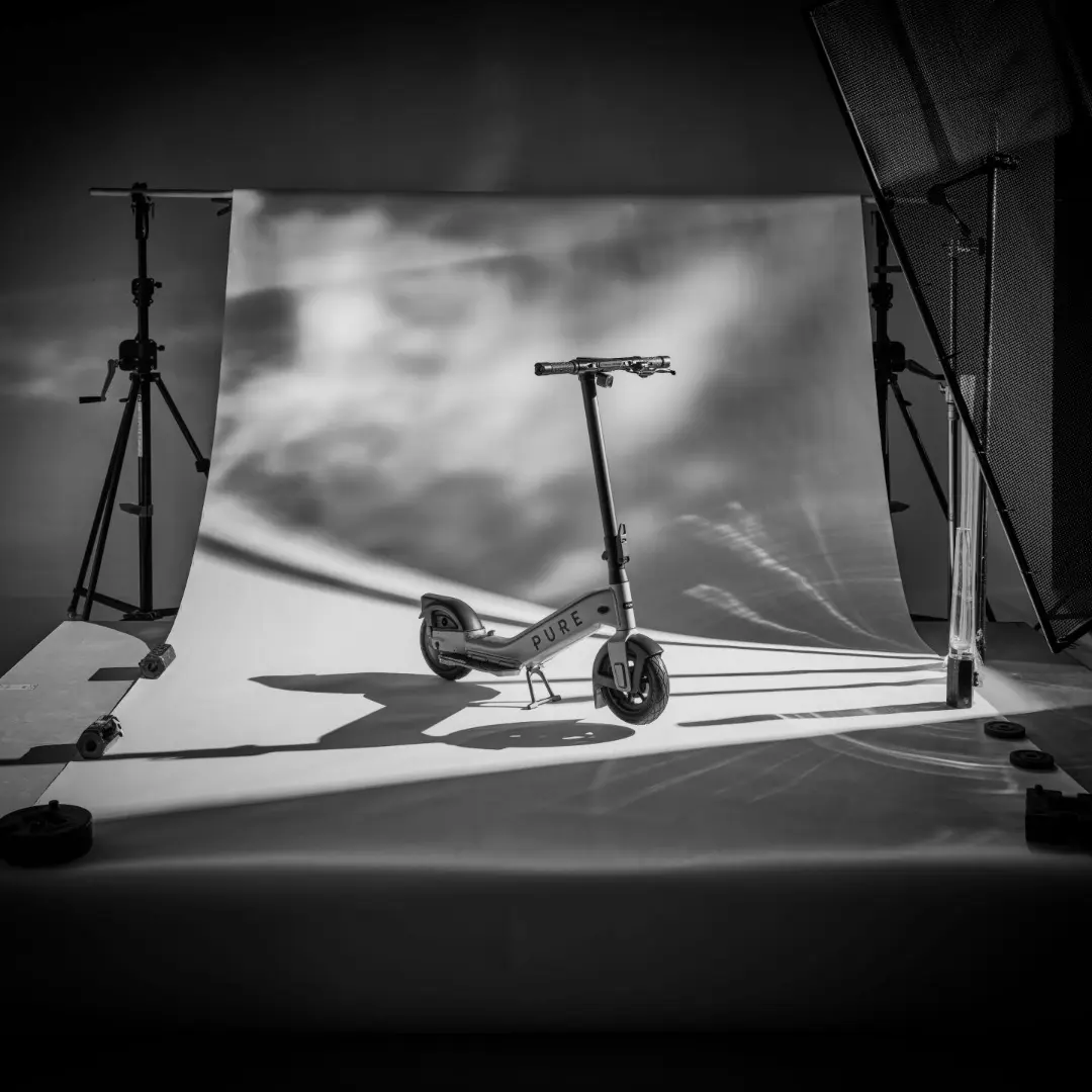 E-Scooter PURE Advance Fotoshooting