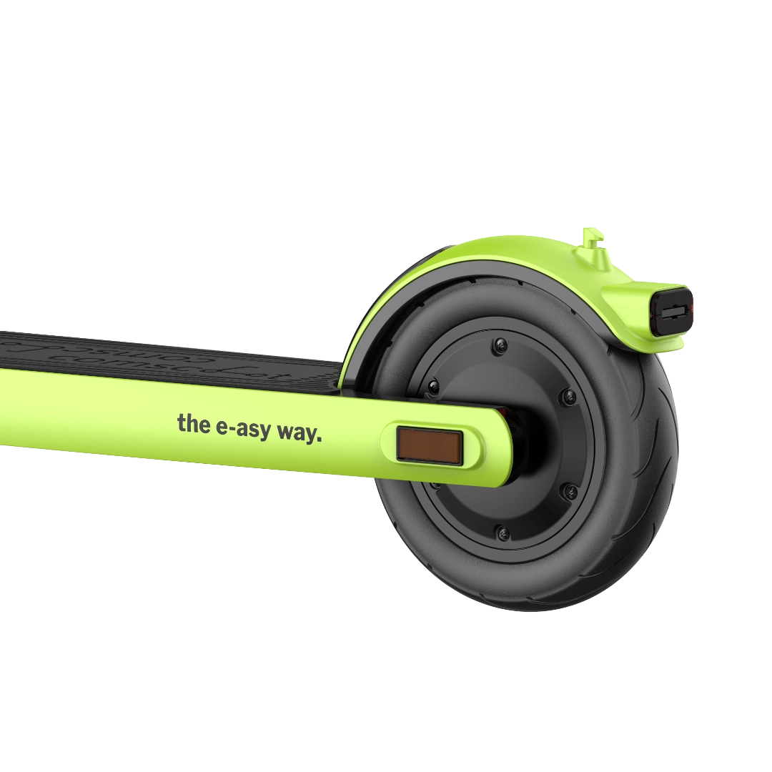 E-Scooter comscoot PERFORMANCE PLUS grün Hinterrad