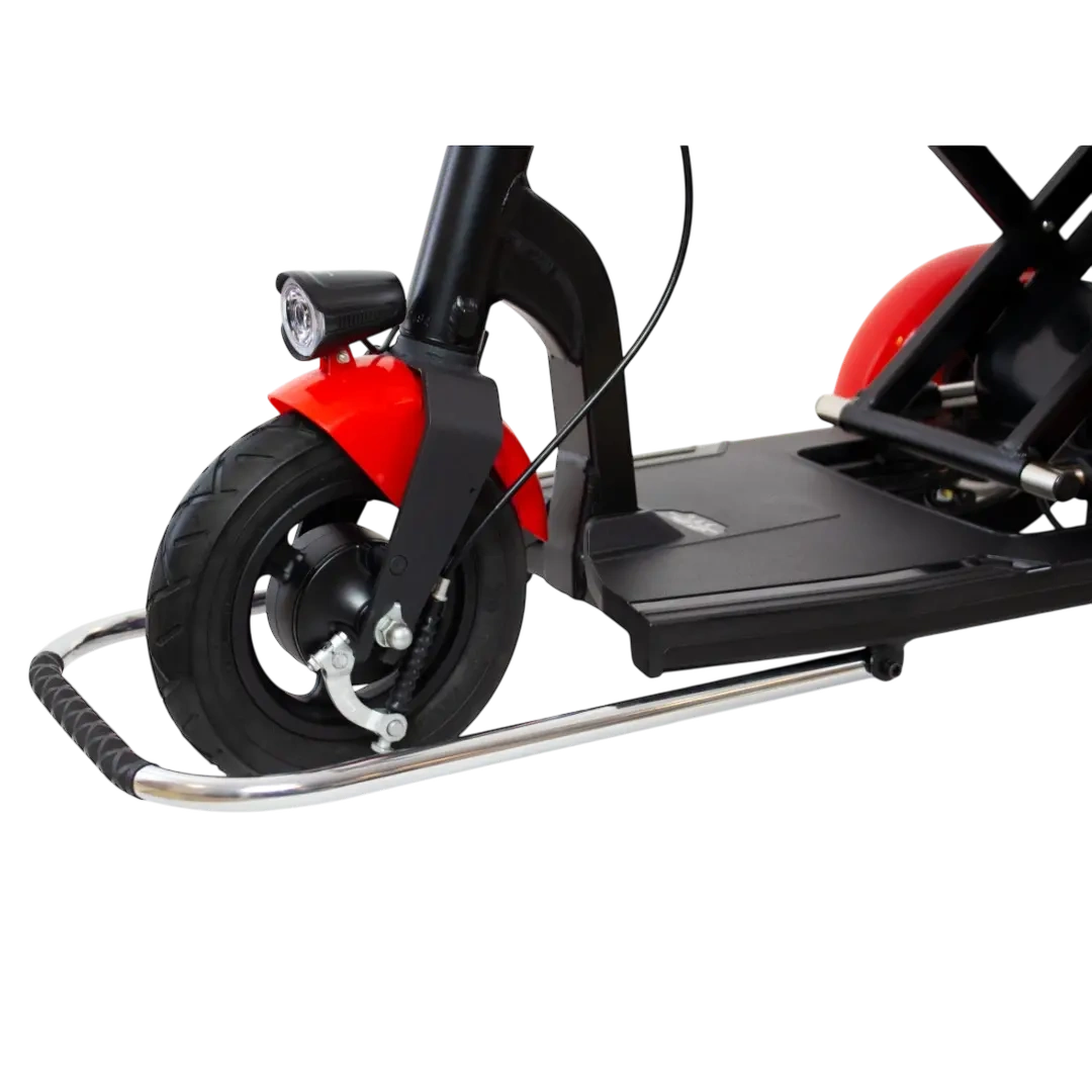 Der comscoot ACTIVE - Mobilitätshilfe & Pensionistenmobil günstig mit Begrenzungsgabel vorne