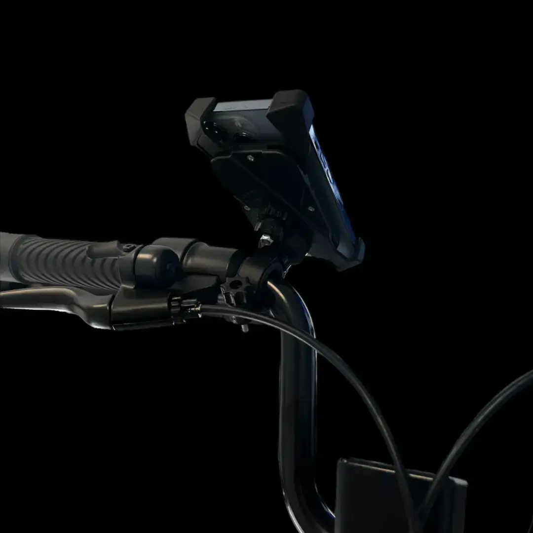 E-Scooter Handyhalterung - comscoot MAX (Detailansicht)