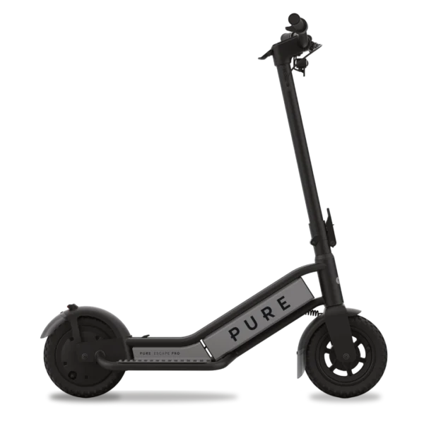PURE Escape Pro E-Scooter schwarz-grau - Rendering
