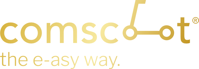 comscoot E-Scooter Logo in der Weihnachtsaktion